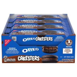 Oreo Cakesters Double Chocolate 3.03oz 8ct
